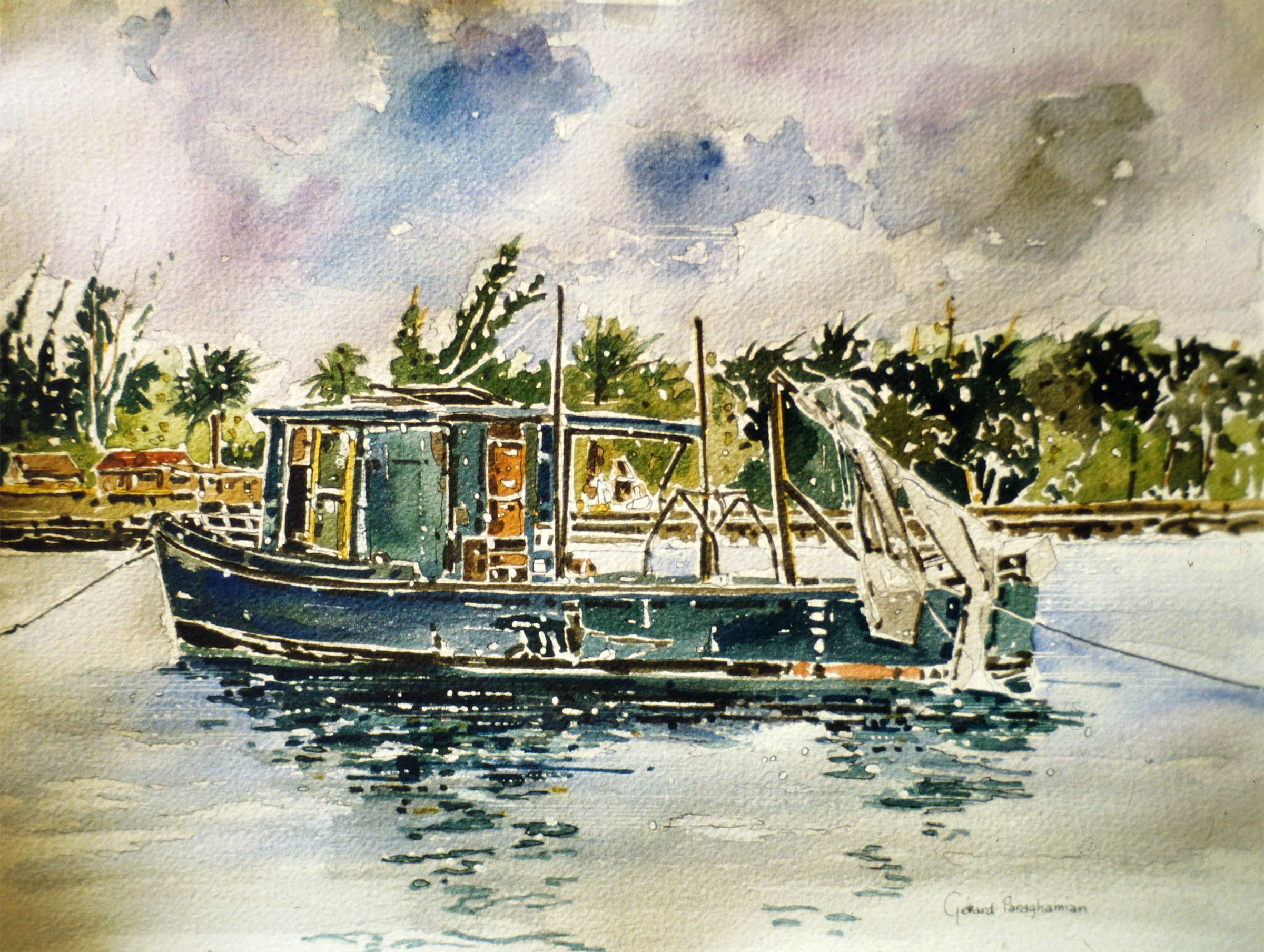 Fishing Boat in Freeport, from the Bahamas&nbsp;collection.